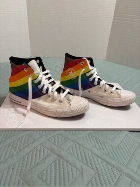 Converse All Star Chuck Taylor Pride Mens 6.5 Women’s 8.5 Rainbow Diversity